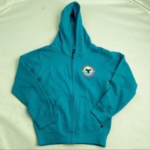 Rag Wear Cape May turquoise full zip hoodie L